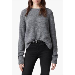 All Saints Sweater Wool Alpaca Blend Knit Tabby Jumper